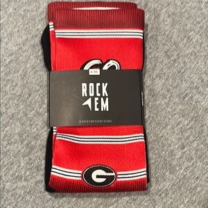 Rock Em Georgia Bulldogs socks.